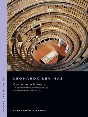cover image of Certezas e ironías